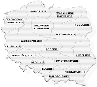 Mapa Polski